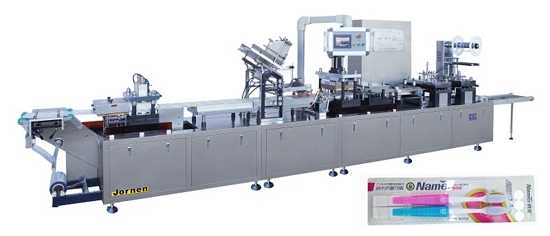 Plastic-cardboard Blister Machine DPP350 (for toothbrush)